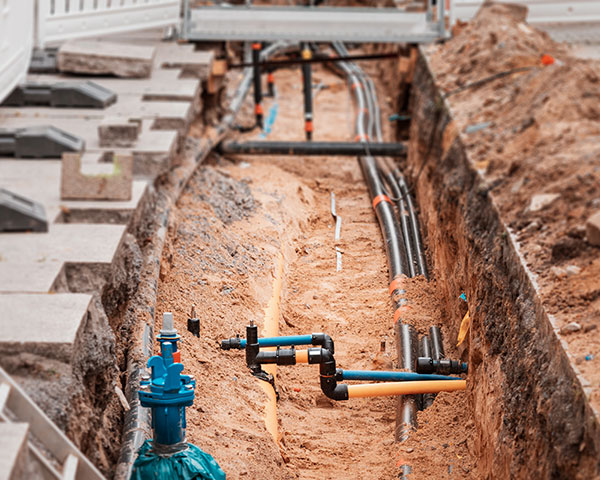 Rooter King Plumbing, PG&E trench